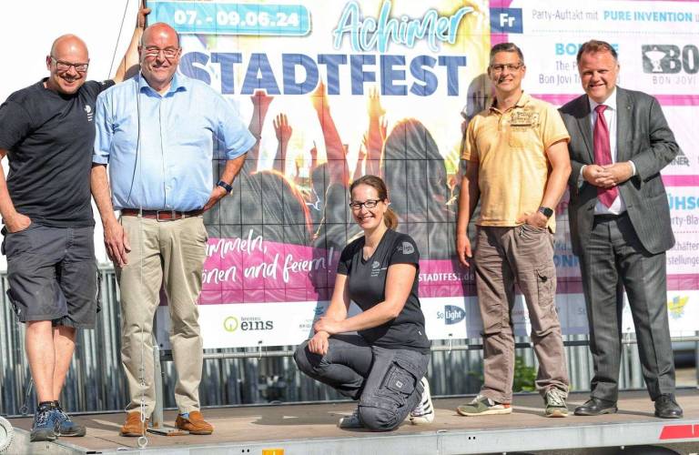 Vom roten Tuch zum „Place to be“: Achimer Stadtfest mit drei Bühnen vom 7. bis 9. Juni in der Fußgängerzone